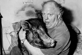 brian with the pig